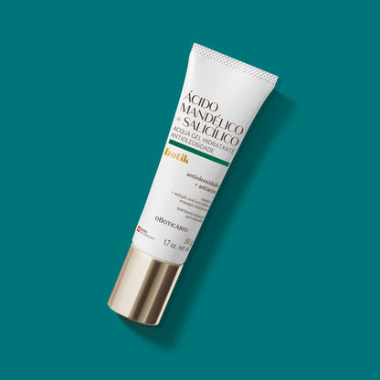 BOTICÁRIO ACQUA GEL HIDRATANTE ANTIOLEOSIDADE ÁCIDO MANDÉLICO + SALICÍLICO BOTIK 50G