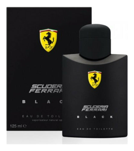 FERRARI BLACK EAU DE TOILETTE MASCULINO-125 ML