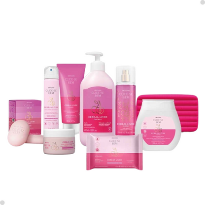 BOTICÁRIO REFIL LOÇÃO HIDRATANTE DESODORANTE CORPORAL CUIDE-SE BEM CEREJA LIVRE 350ML