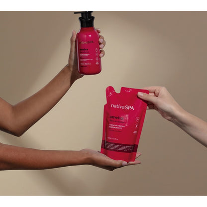 REFIL LOÇÃO HIDRATANTE CORPORAL NATIVA SPA AMEIXA 400ML