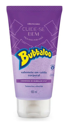 SABONETE LÍQUIDO CORPORAL CUIDE-SE BEM BUBBALOO UVA 150ML
