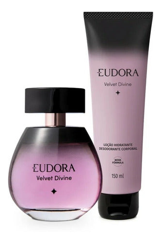 COMBO VELVET DIVINE: DESODORANTE COLÔNIA 100ML + LOÇÃO PERFUMADA DESODORANTE CORPORAL 150ML