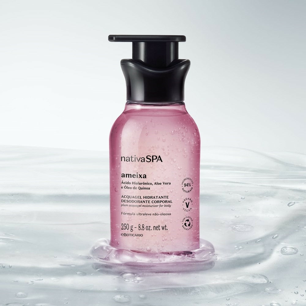 BOTICARIO ACQUAGEL HIDRATANTE DESODORANTE CORPORAL NATIVA SPA AMEIXA 250 G