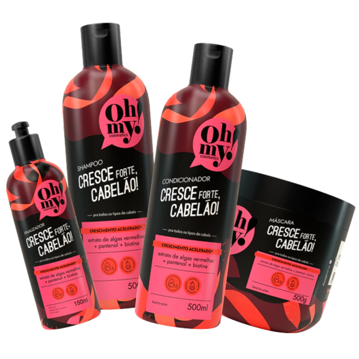 OH MY SHAMPOO CRESCE FORTE, CABELÃO! 300ML