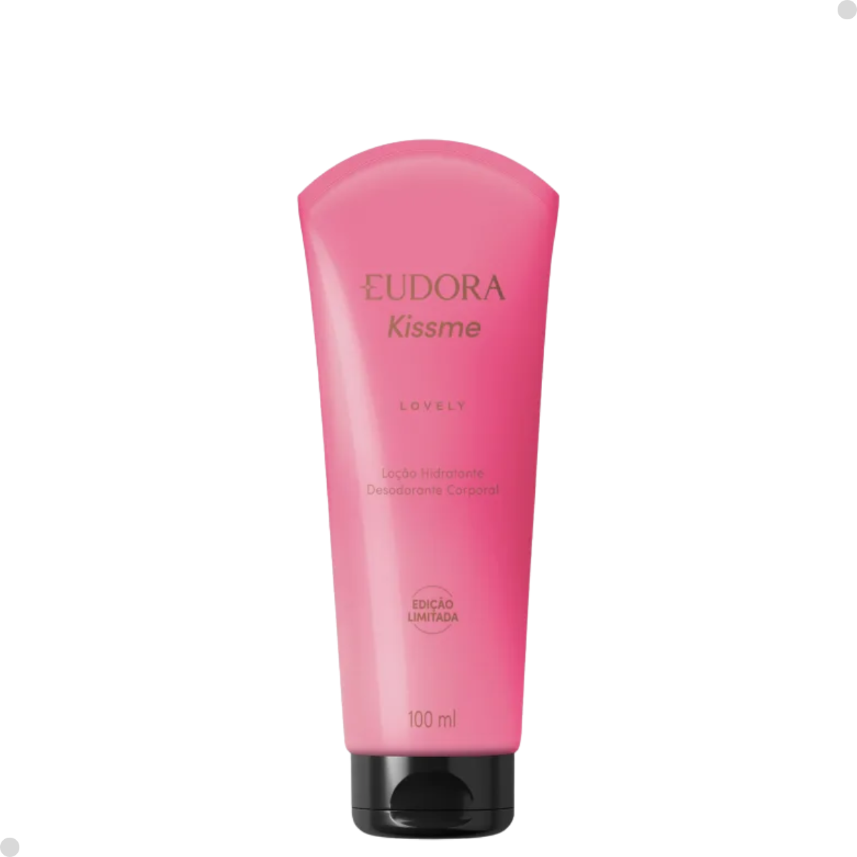LOÇÃO HIDRATANTE DESODORANTE CORPORAL EUDORA KISS ME LOVELY 100ML