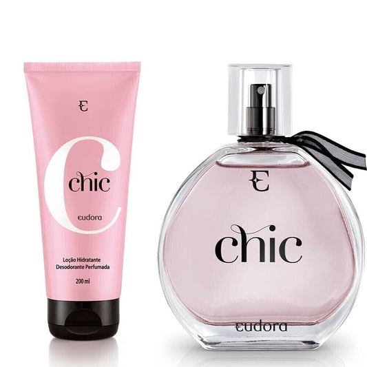 KIT CHIC COLÔNIA DESODORANTE + HIDRATANTE DESODORANTE