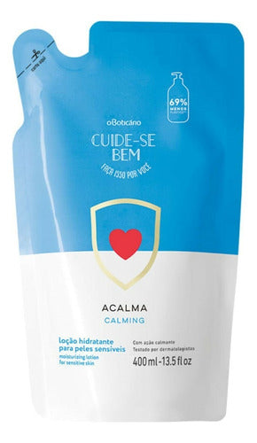 REFIL LOÇÃO DESODORANTE HIDRATANTE CORPORAL CUIDE-SE BEM ACALMA 400ML