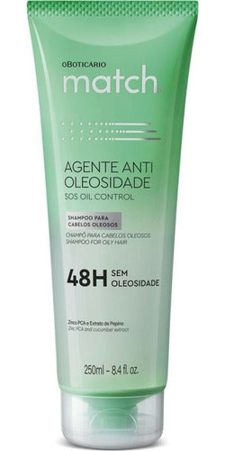 SHAMPOO MATCH AGENTE ANTIOLEOSIDADE 250ML