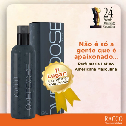 PERFUME DEO COLONIA OVERDOSE GREY RACCO - 100ML