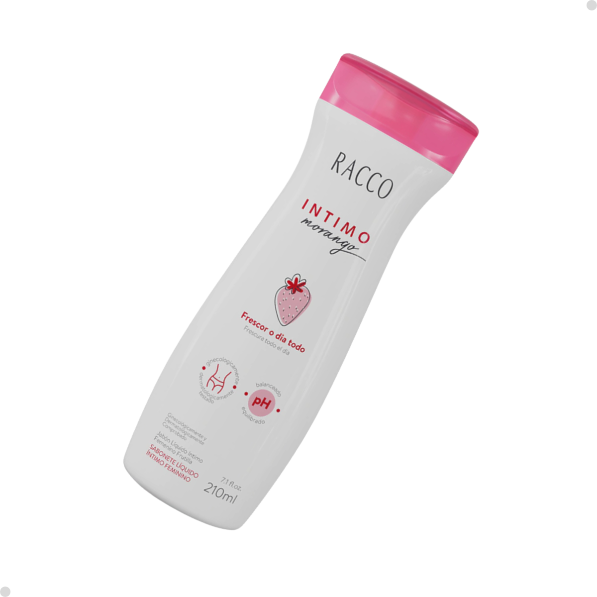 SABONETE LÍQUIDO INTIMO FEMININO MORANGO 210ML