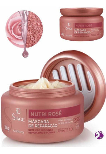 MÁSCARA CAPILAR SIÀGE NUTRI ROSÉ 250G