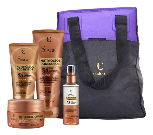 KIT SIÀGE NUTRI ÓLEOS PODEROSOS + BOLSA