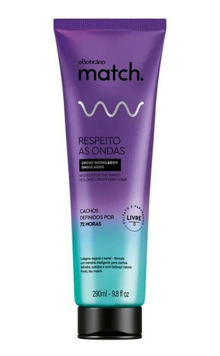 CREME O BOTICÁRIO MODELADOR MATCH RESPEITO AS ONDAS 290ML