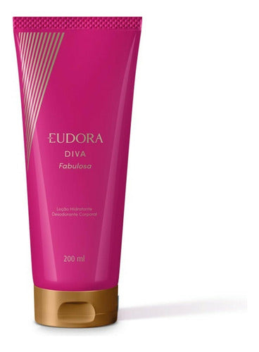 LOÇÃO DESODORANTE HIDRATANTE CORPORAL EUDORA DIVA FABULOSA 200ML