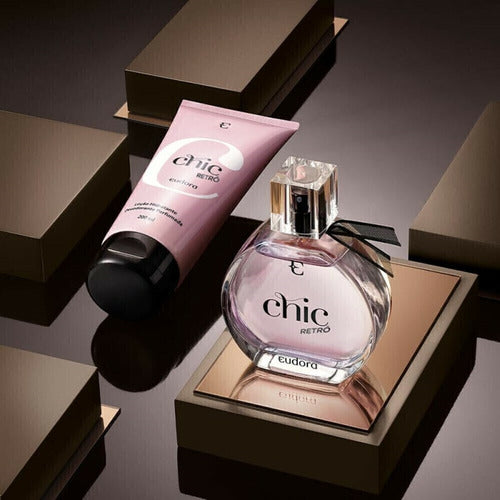 KIT CHIC RETRÔ PERFUME + LOÇÃO