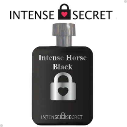 COLONIA MASCULINA 100ML INTENSE SECRET HORSE BLACK ( FERRARI BLACK)