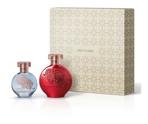 ESTOJO FLORATTA NATAL 22 FLORATTA RED 75ML E FLORATTA BLUE 30ML