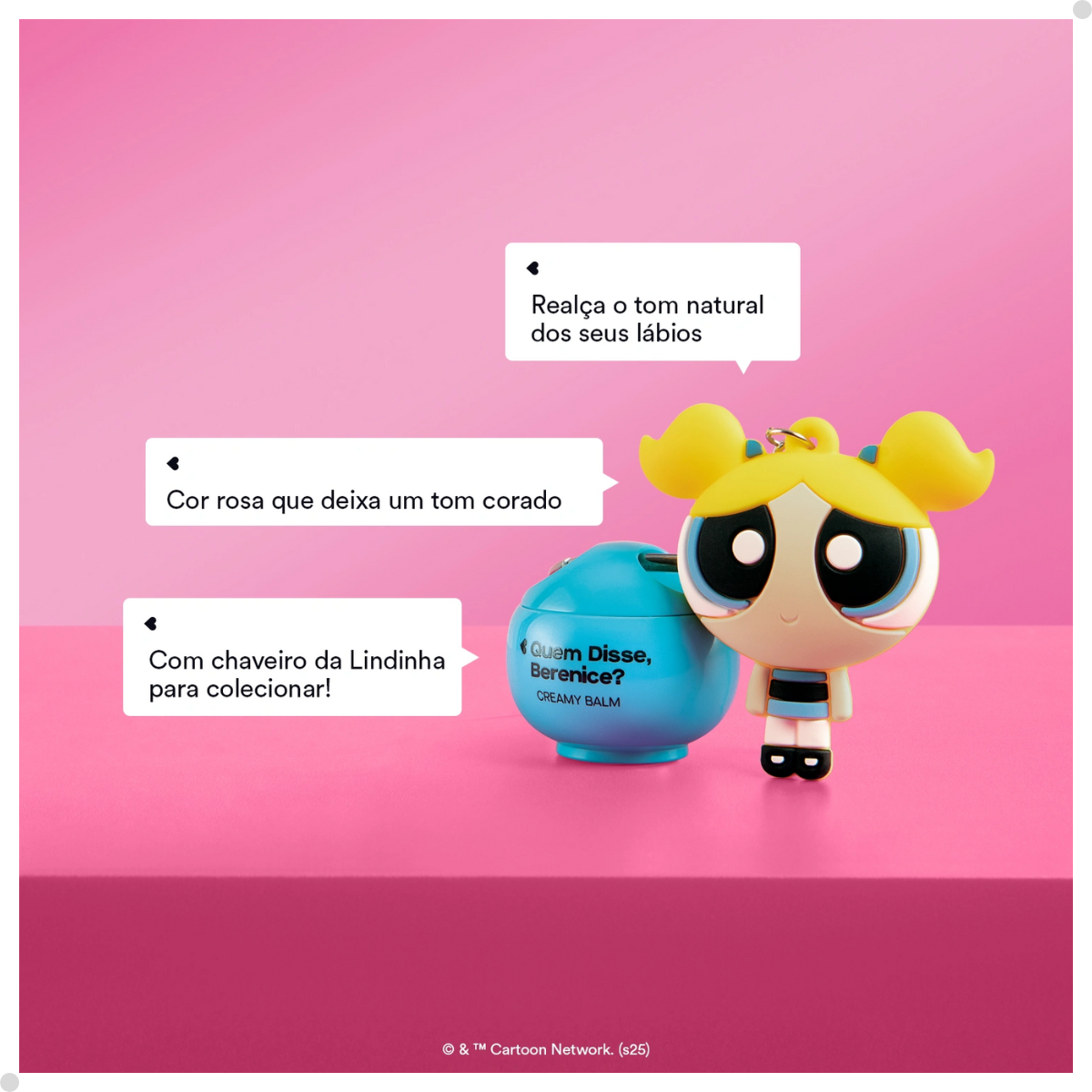 KIT COLEÇÃO BALM LABIAL AS MENINA SUPER PODEROSAS 5G ( 3 ITENS)
