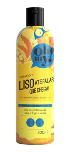 OH MY SHAMPOO LISO ATE FALAR QUE CHEGA 300ML