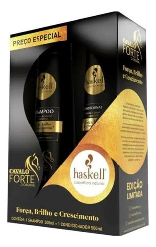 KIT HASKELL SHAMPOO E CONDICIONADOR CAVALO FORTE