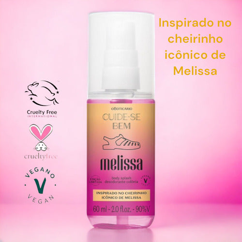 BODY SPLASH DESODORANTE COLÔNIA CUIDE-SE BEM MELISSA 60ML