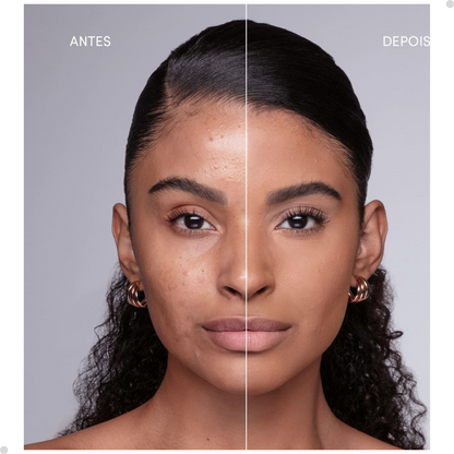 BASE LÍQUIDA GLAM SKIN PERFECTION COR 90 + ESPONJA NINNA