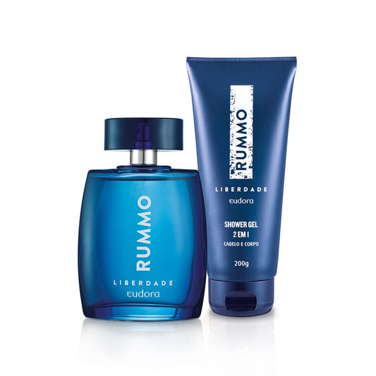 COLÔNIA RUMMO LIBERDADE 100ML + SHOWER GEL CORPORAL 2 EM 1