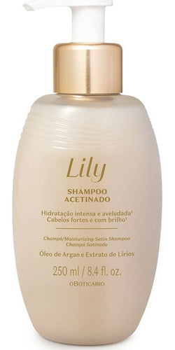 BOTICÁRIO SHAMPOO ACETINADO LILY 250ML
