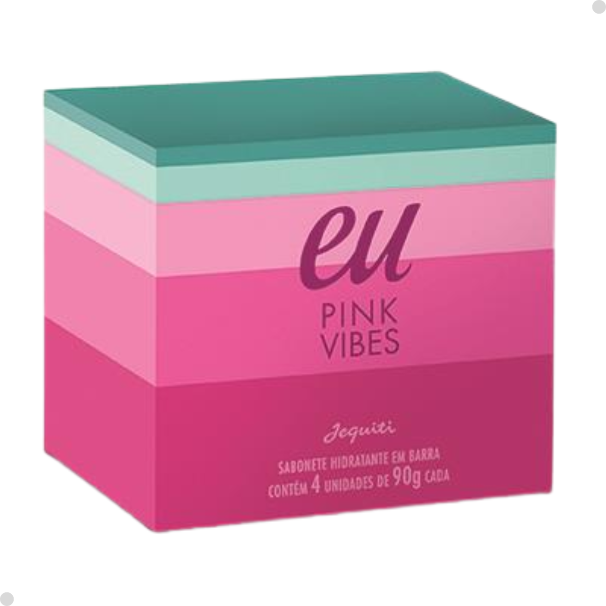 SABONETE HIDRATANTE EM BARRA EU PINK VIBES JEQUITI