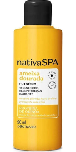 HOT SÉRUM CAPILAR NATIVA SPA AMEIXA DOURADA 90ML