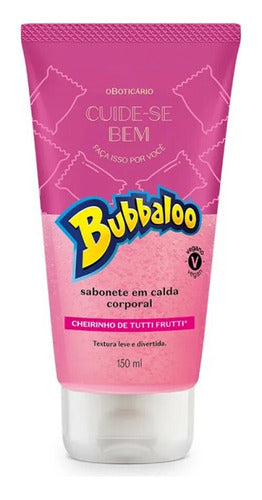 SABONETE LÍQUIDO EM CALDA CUIDE-SE BEM BUBBALOO TUTTI FRUTTI 150ML
