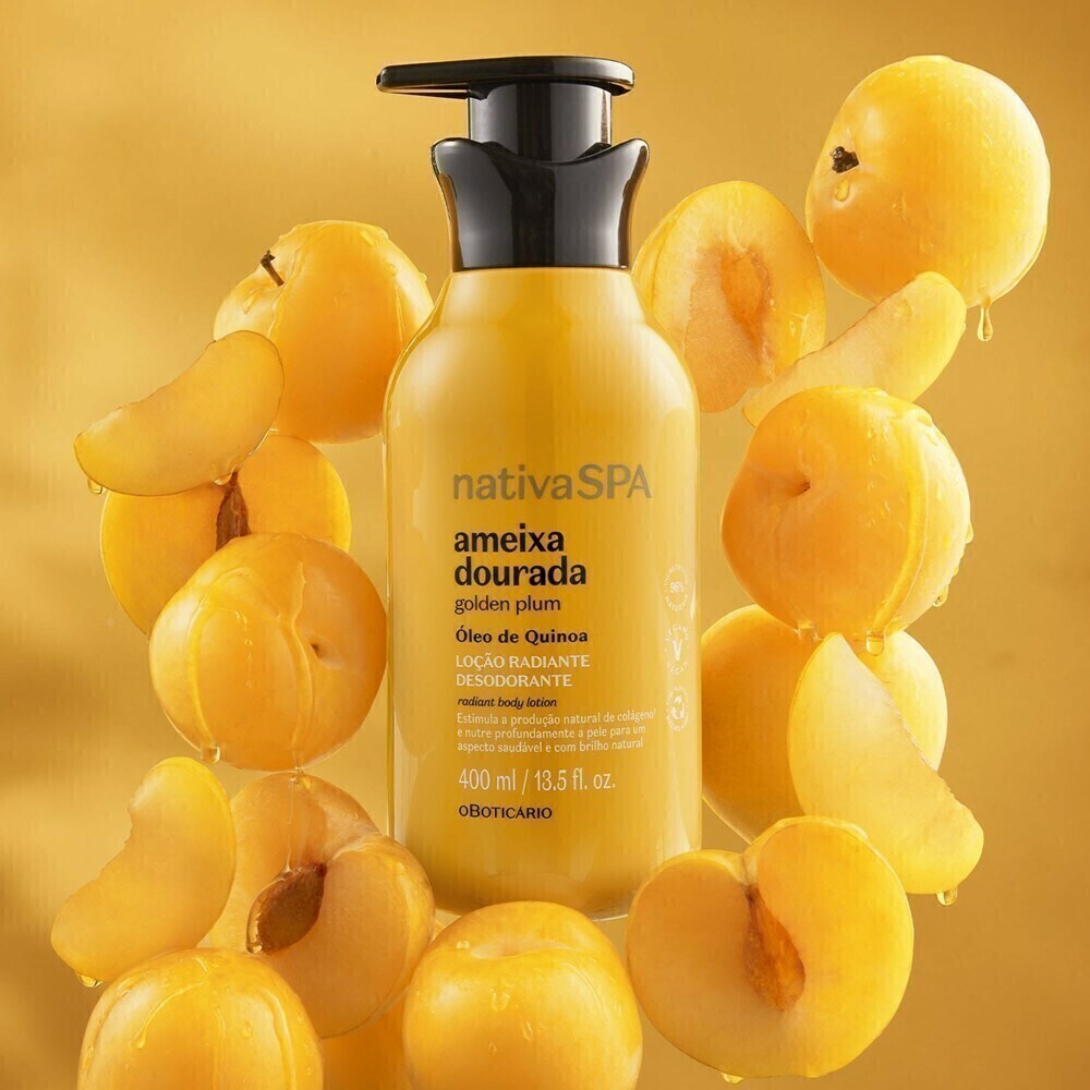 NATIVA SPA AMEIXA DOURADA LOÇÃO RADIANTE CORPORAL 400ML