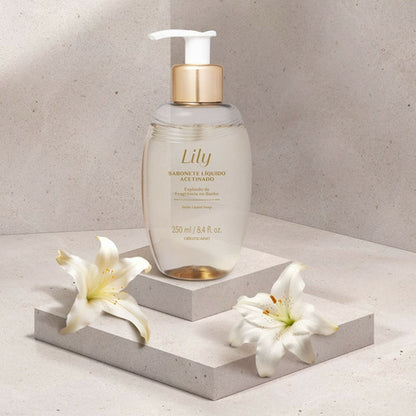 BOTICÁRIO SABONETE LÍQUIDO ACETINADO LILY 250ML