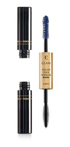 EUDORA MÁSCARA GLAM VOLUME DE CÍLIOS POSTIÇOS BIOTINA 10ML