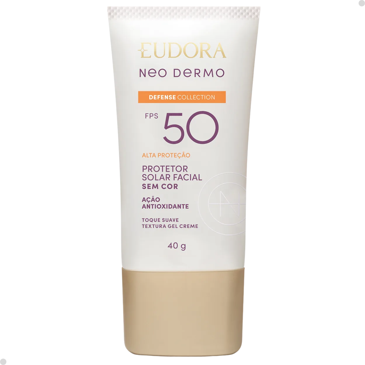 PROTETOR SOLAR FACIAL SEM COR NEO DERMO FPS 50 40G