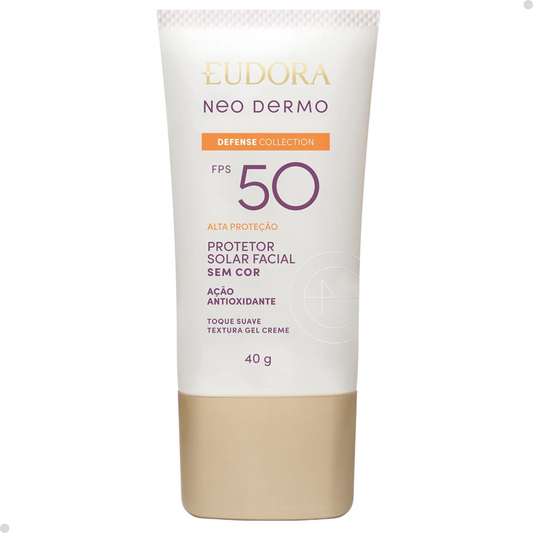 PROTETOR SOLAR FACIAL SEM COR NEO DERMO FPS 50 40G