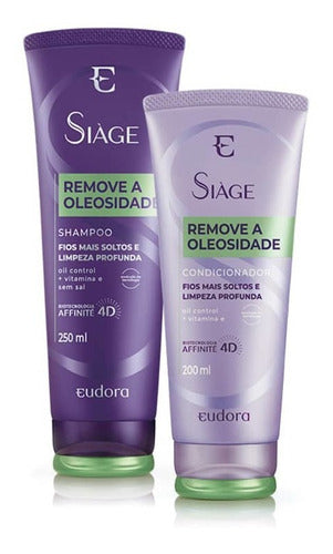 KIT SIÀGE REMOVE A OLEOSIDADE SHAMPOO + CONDICIONADOR