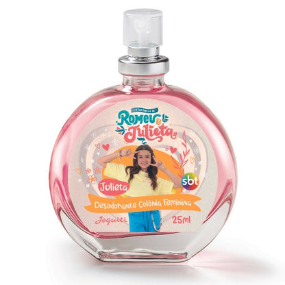 DESODORANTE COLONIA FEMININA JEQUITI A INFANCIA DE ROMEU E JULIETA, 25 ML.
