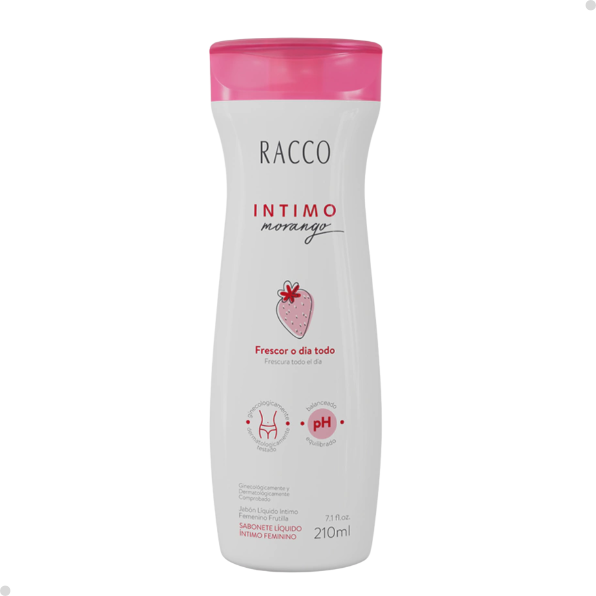 SABONETE LÍQUIDO INTIMO FEMININO MORANGO 210ML