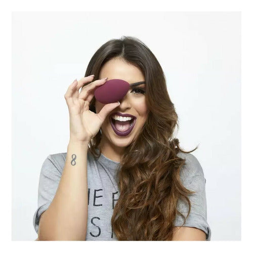 MARIANA SAAD BY OCÉANE FLAT BLEND - ESPONJA PARA MAQUIAGEM