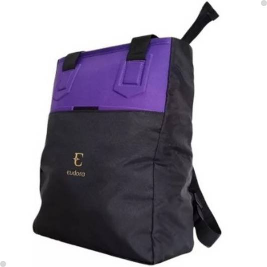 BOLSA EUDORA PRETA E ROXA