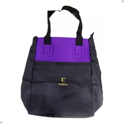 BOLSA EUDORA PRETA E ROXA