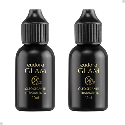 Kit 2 Eudora Glam Óleo De Secagem Instantânea Para Esmalte