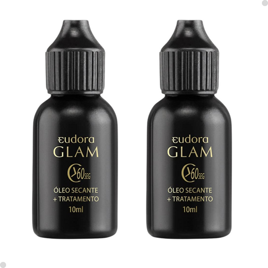 Kit 2 Eudora Glam Óleo De Secagem Instantânea Para Esmalte
