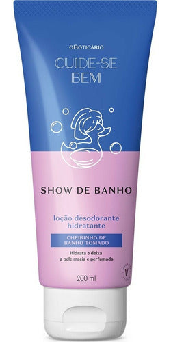 BOTICARIO LOÇÃO DESODORANTE HIDRATANTE CORPORAL CUIDE-SE BEM SHOW DE BANHO 200ML