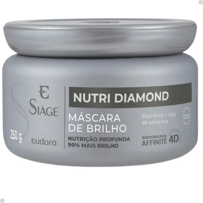 KIT SIAGE NUTRI DIAMOND: SHAMPOO + MASCARA