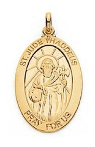 PINGENTES ROMMANEL - SÃO JUDAS THADEU - JOIA FOLHEADA OURO 18K