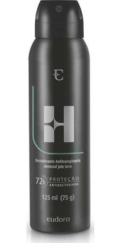 EUDORA DESODORANTE ANTITRANSPIRANTE AEROSSOL EUDORA H 125ML