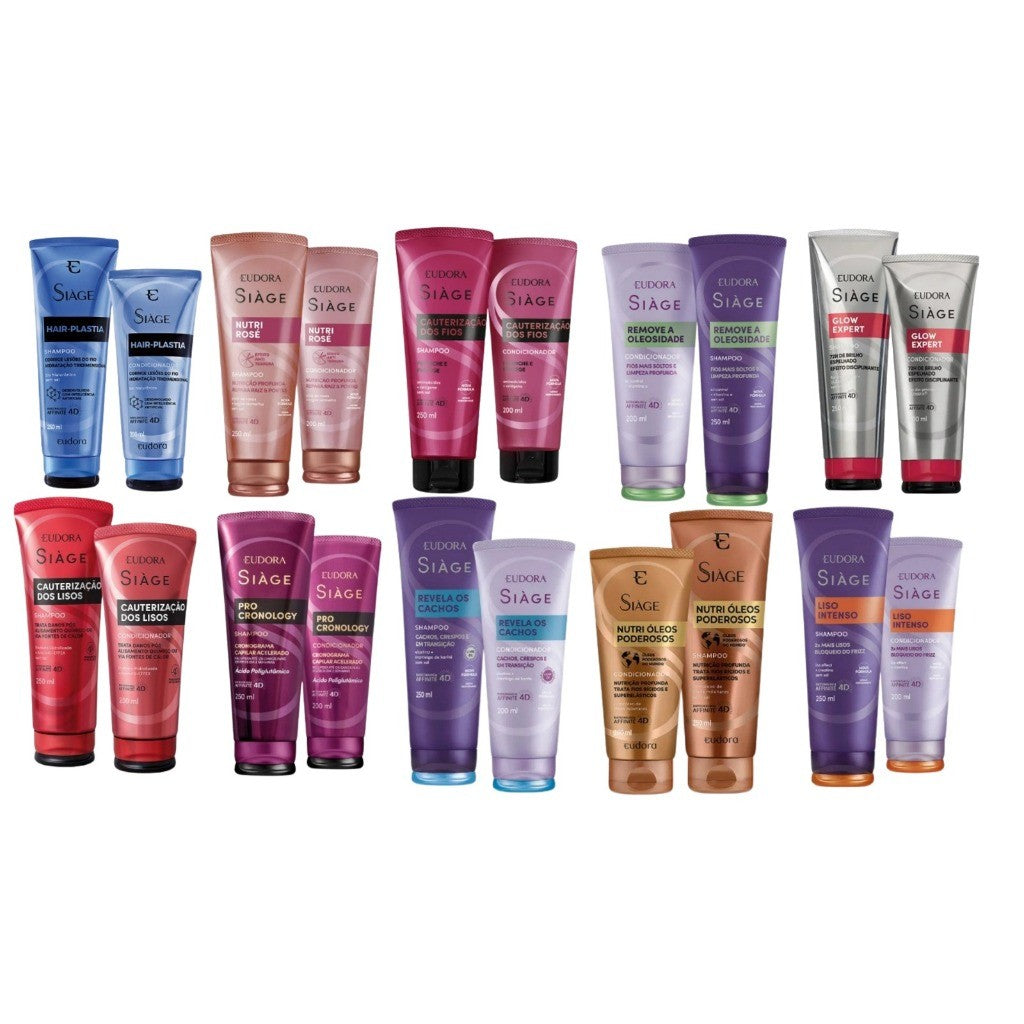 Kit Shampo e Condicionador Linha Siáge Eudora - Escolha