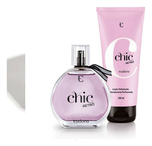 KIT CHIC RETRÔ PERFUME + LOÇÃO